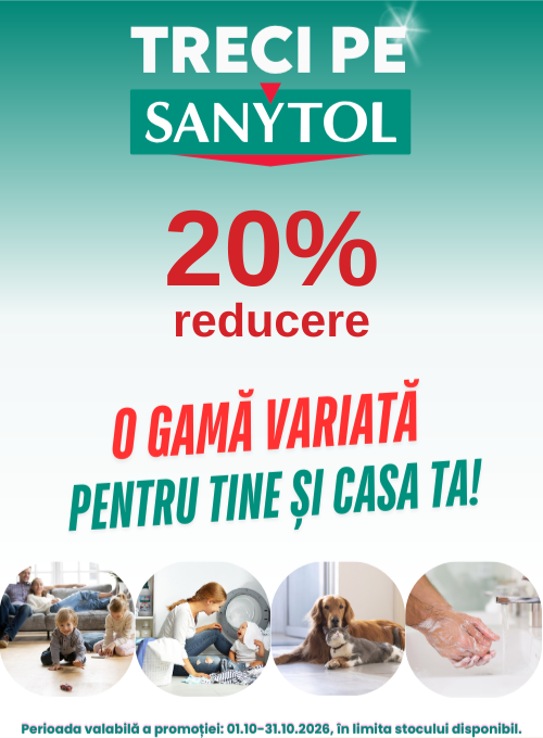 Promotie cu pana la 20% reducere la Sanytol