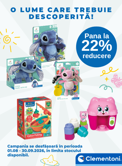 Promotie cu pana la 22% reducere la Clementoni