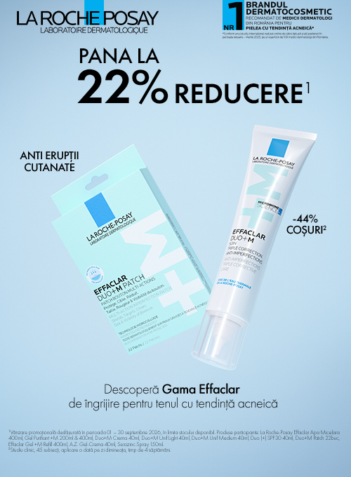 Promotie cu pana la 22% reducere la La Roche-Posay