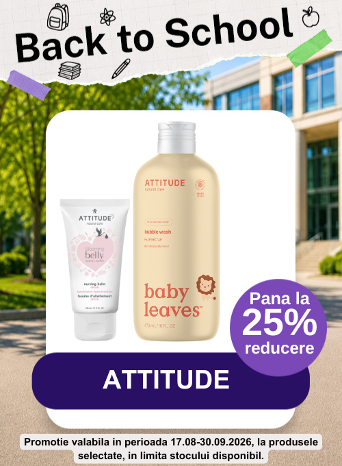 Promotie cu pana la 25% reducere la Attitude - Back To School