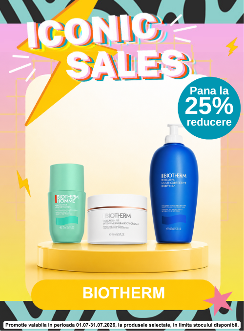 Promotie cu pana la 25% reducere la Biotherm - Iconic Sales