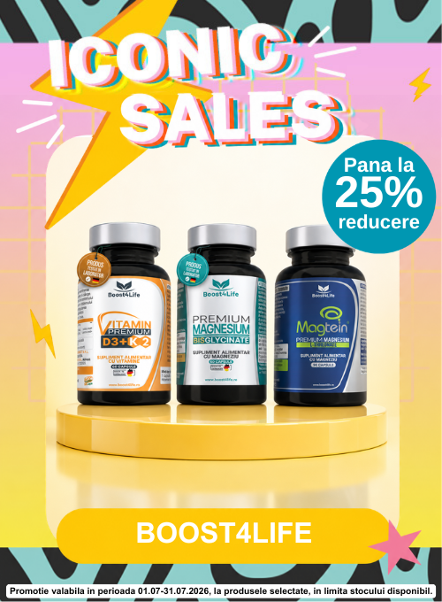 Promotie cu pana la 25% reducere la Boost4life - Iconic Sales