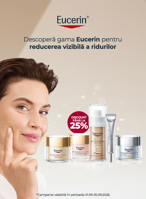 Promotie cu pana la 25% reducere la Eucerin