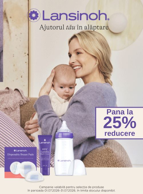 Promotie cu pana la 25% reducere la Lansinoh