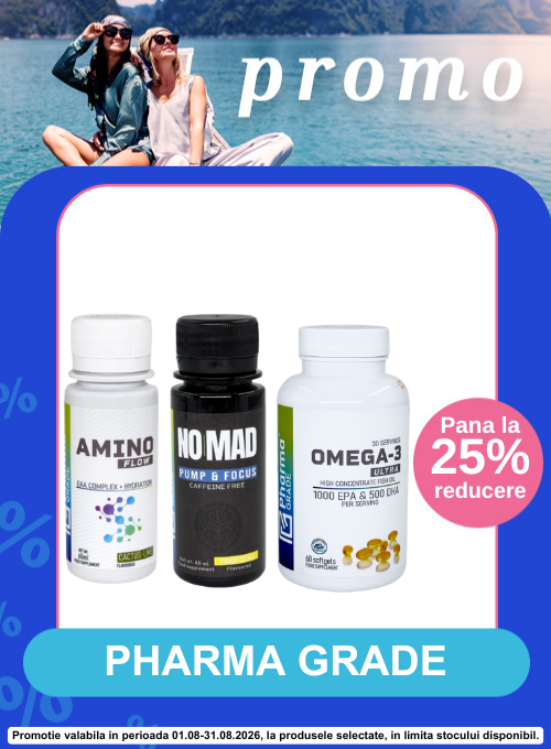 Promotie cu pana la 25% reducere la Pharma Grade