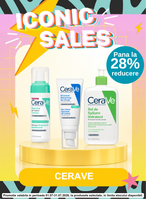 Promotie cu pana la 28% reducere la Cerave - Iconic Sales