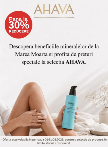 Promotie cu pana la 30% reducere la Ahava