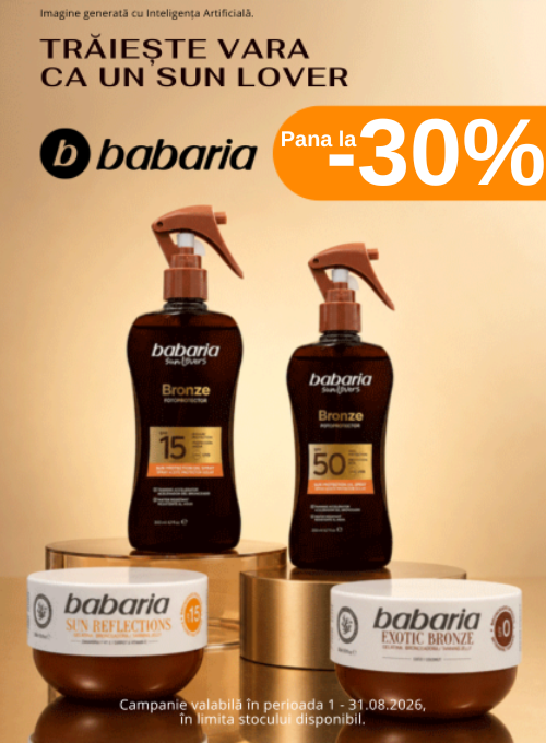 Promotie cu pana la 30% reducere la Babaria