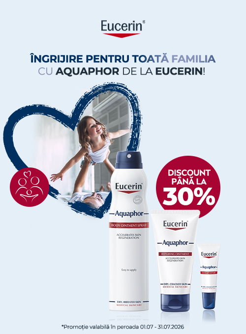 Promotie cu pana la 30% reducere la Eucerin