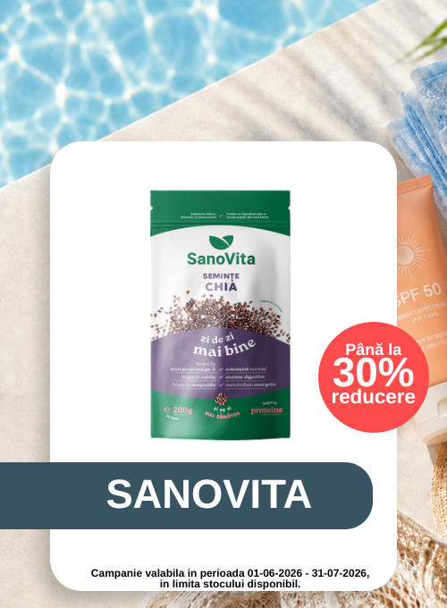 Promotie cu pana la 30% reducere la Sanovita