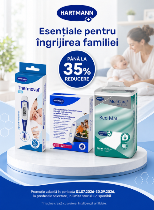 Promotie cu pana la 35% reducere la Hartmann