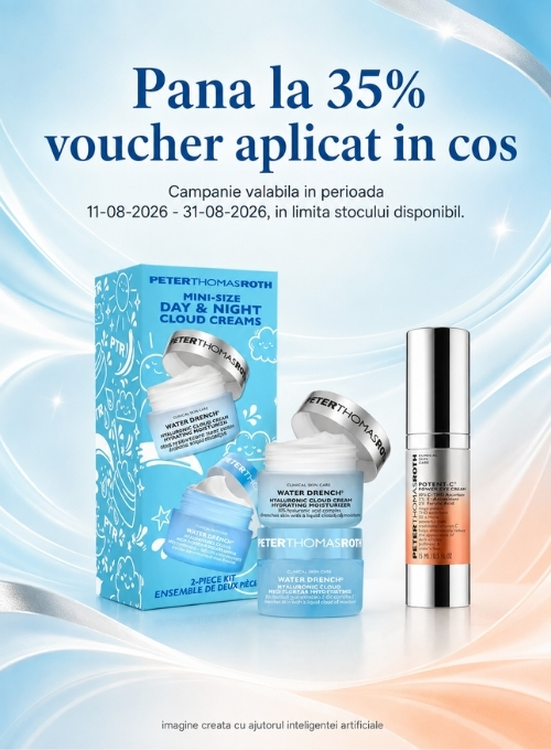 Promotie cu pana la 35% voucher aplicat in cos la Peter Thomas Roth