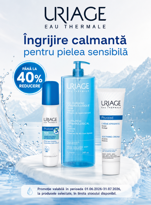 Promotie cu pana la 40% reducere la Uriage