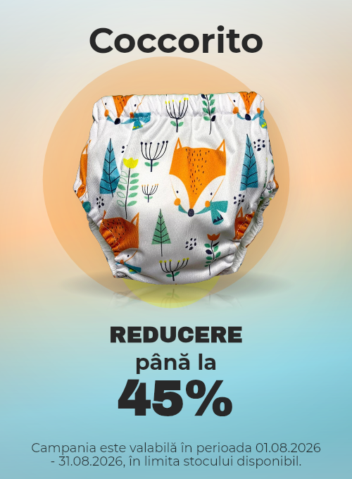 Promotie cu pana la 45% reducere la Coccorito