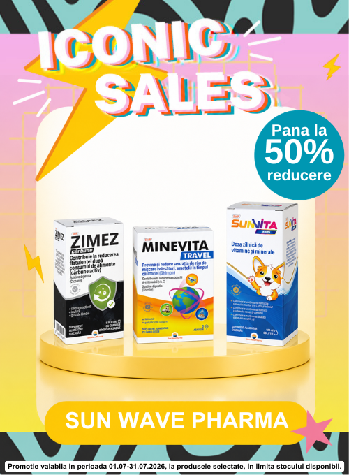 Promotie cu pana la 50% reducere la Sun Wave Pharma - Iconic Sales