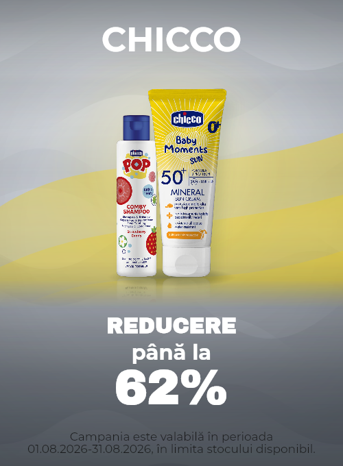Promotie cu pana la 62% reducere la Chicco