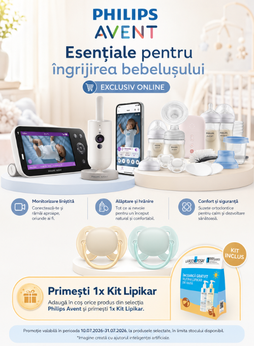 Promotie cu produs bonus Kit Lipikar