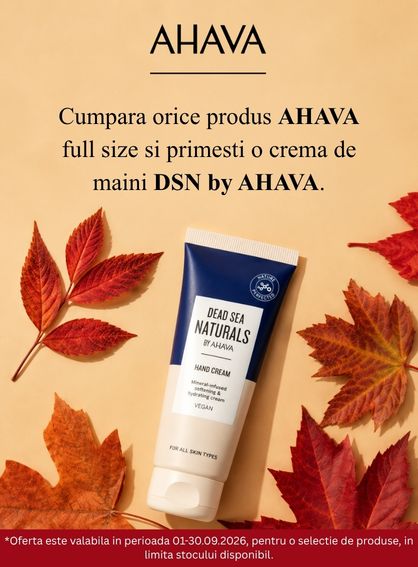 Promotie cu produs bonus la Ahava