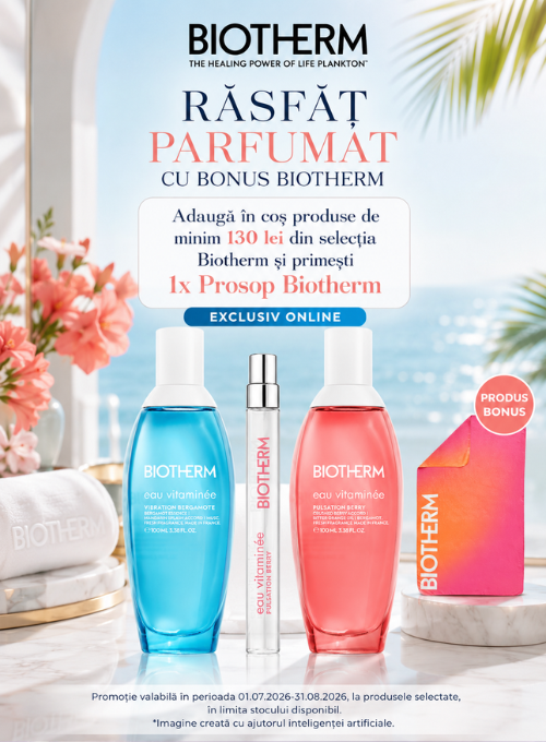 Promotie cu produs bonus la Biotherm