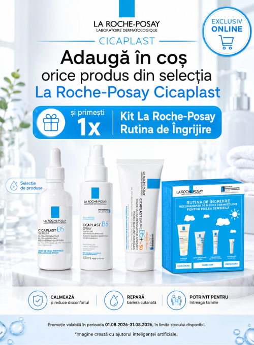 Promotie cu produs bonus la La Roche Posay Cicaplast