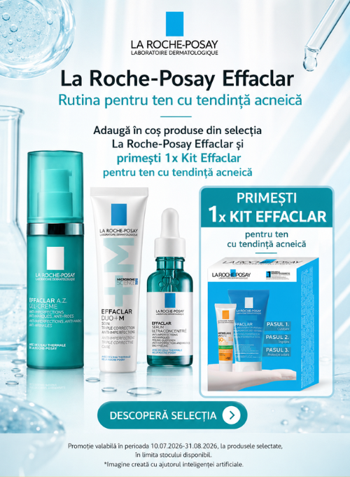 Promotie cu produs bonus la La Roche Posay Effaclar