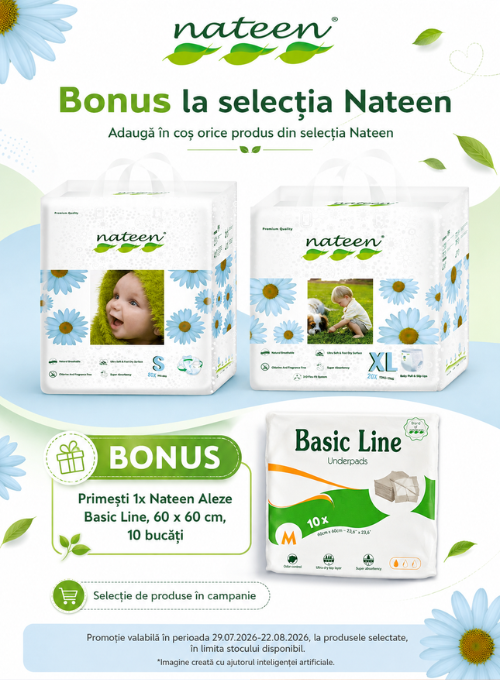 Promotie cu produs bonus la Nateen