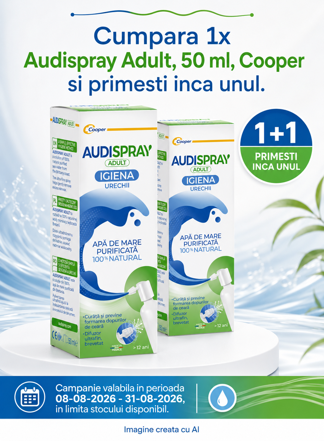 Promotie cu produs promotional Audispray