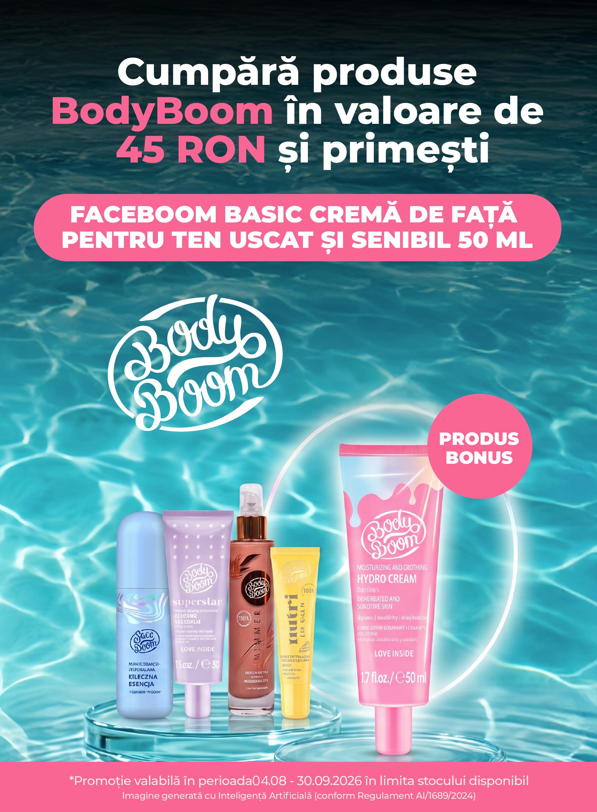 Promotie cu produs promotional BodyBoom