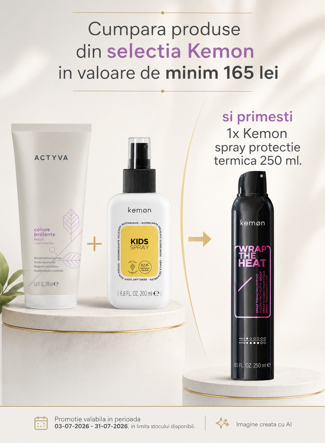 Promotie cu produs promotional Kemon
