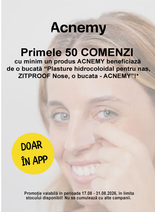 Promotie cu produs promotional la Acnemy