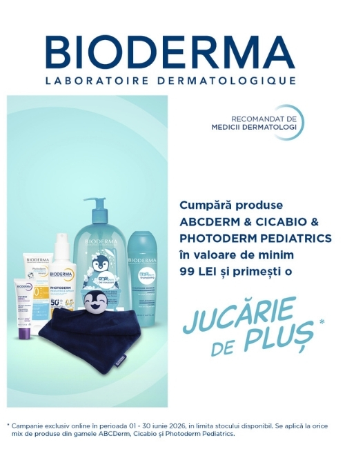 Promotie cu produs promotional la Bioderma