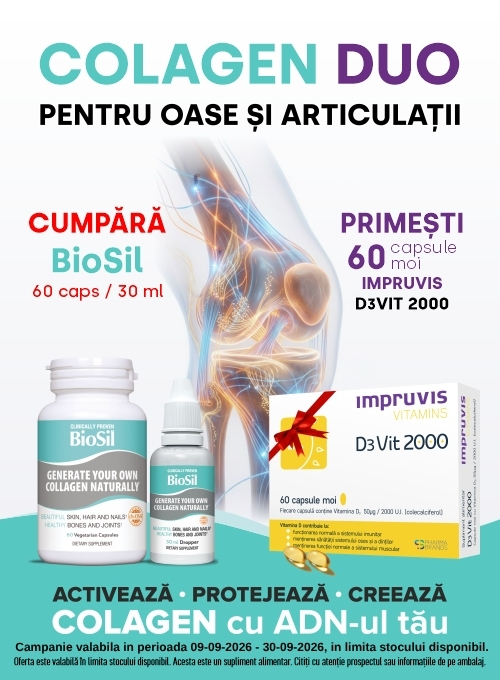 Promotie cu produs promotional la Biosil