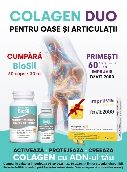 Promotie cu produs promotional la Biosil