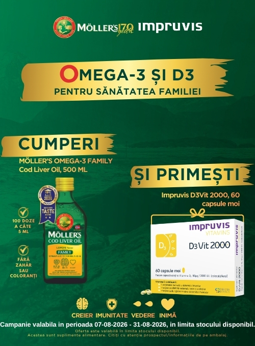 Promotie cu produs promotional la Moller's