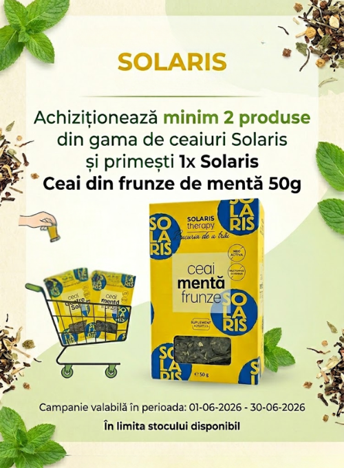 Promotie cu produs promotional la Solaris