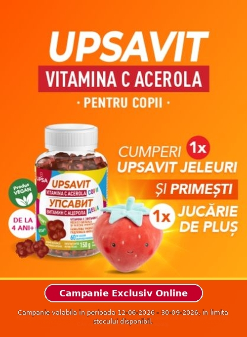 Promotie cu produs promotional la Upsavit