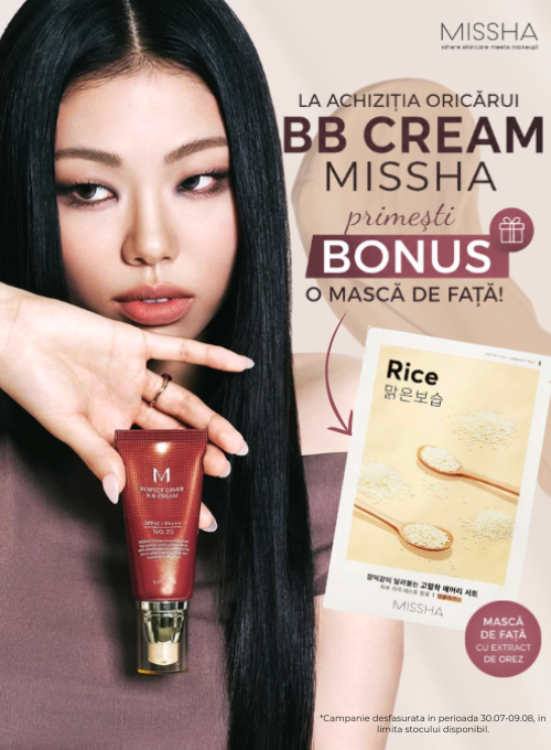 Promotie cu produs promotional Missha Exclusiv in Aplicatie