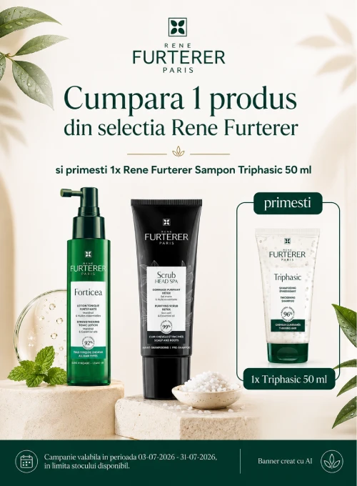 Promotie cu produs promotional Rene Furterer