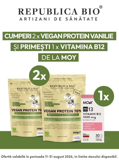 Promotie cu produs promotional Republica Bio