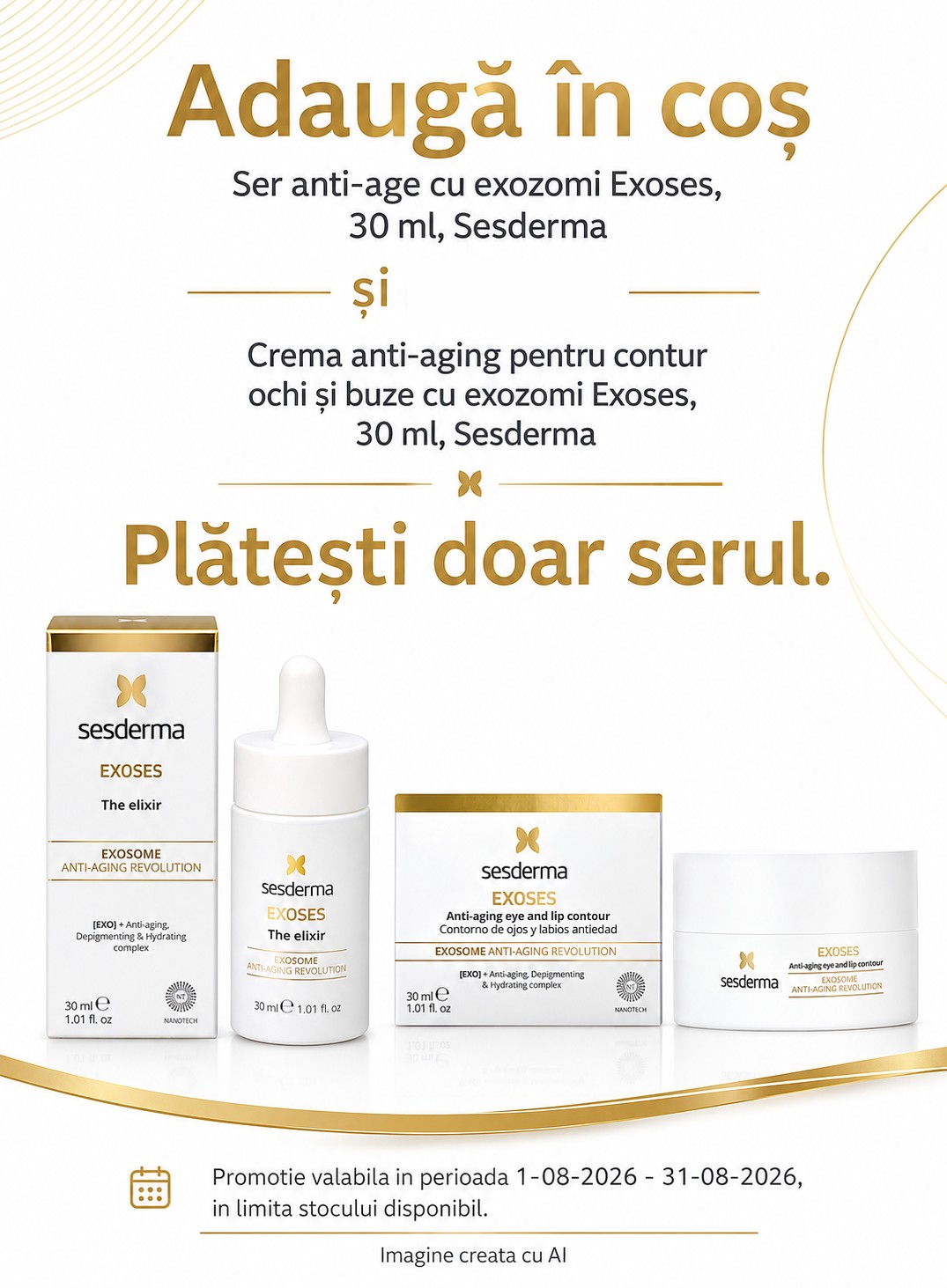 Promotie cu produs promotional Sesderma