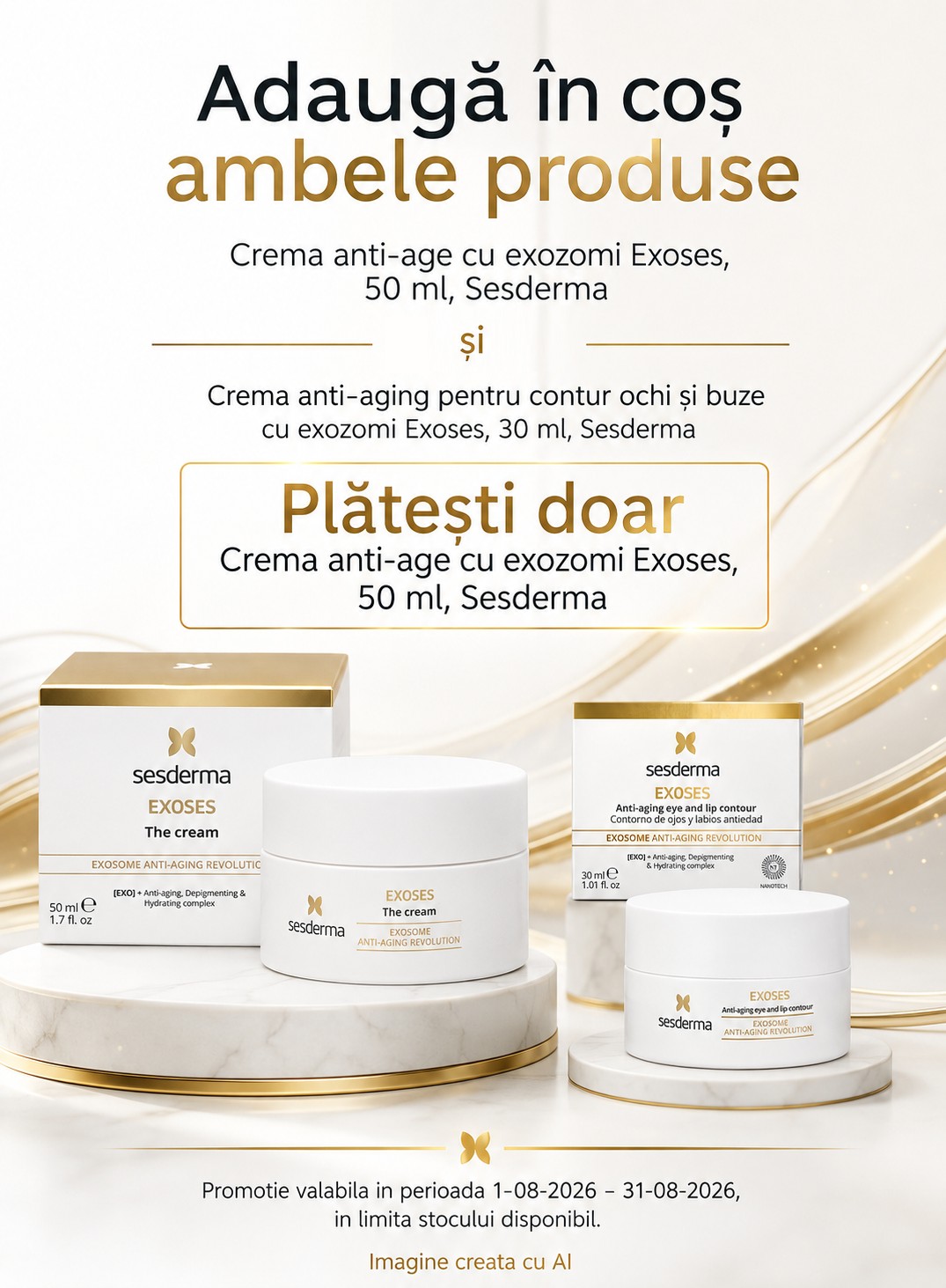 Promotie cu produs promotional Sesderma