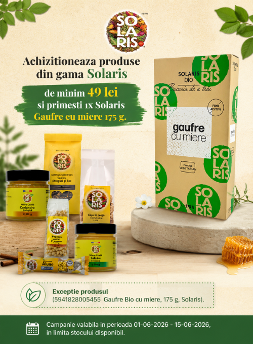 Promotie cu produs promotional Solaris