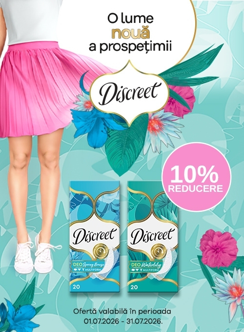 Promotie cu reducere 10% la Always Discreet