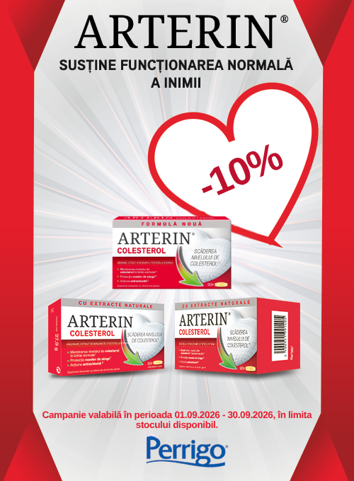 Promotie cu reducere 10% la Arterin