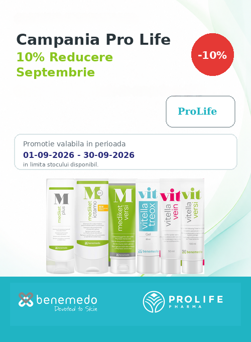Promotie cu reducere 10% la Benemedo