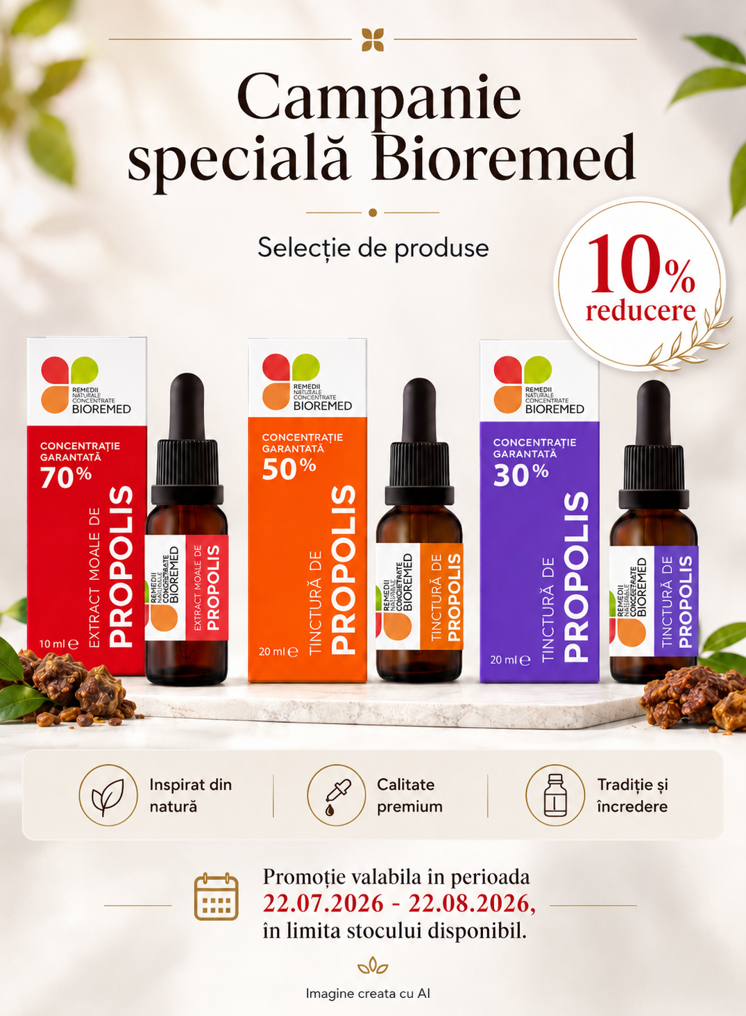 Promotie cu reducere 10% la Bioremed