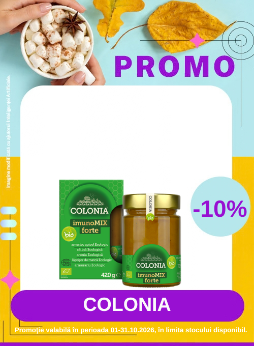Promotie cu reducere 10% la Colonia