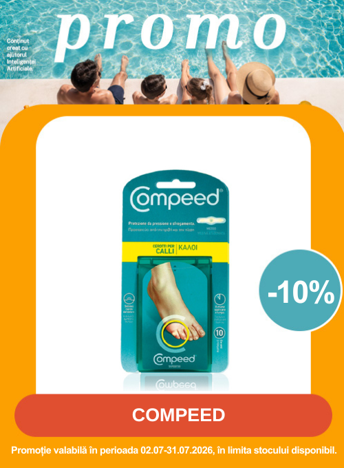 Promotie cu reducere 10% la Compeed