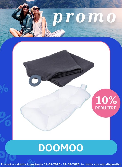 Promotie cu reducere 10% la Doomoo