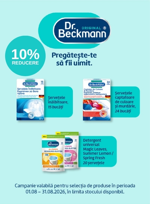 Promotie cu reducere 10% la Dr Beckmann